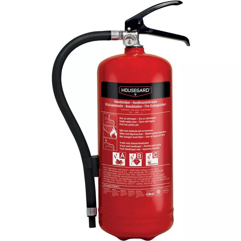 BRANDSLÄCKARE PULV 4KG RÖD