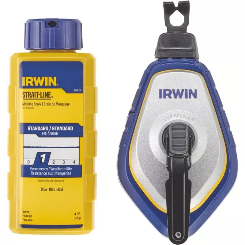 SNÖRSLÅ MED BLÅ KRITA 30M