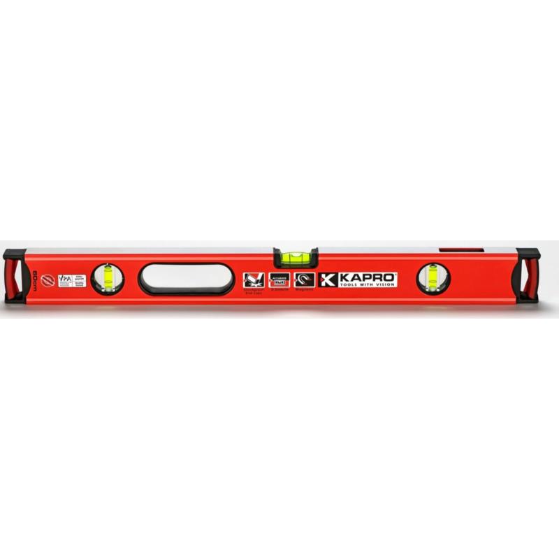 Vattenpass 985XL Pro 60 cm aluprofil, 3 libeller