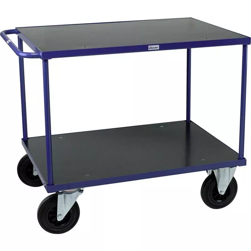 BORDSVAGN 2 HYLLOR BLÅ