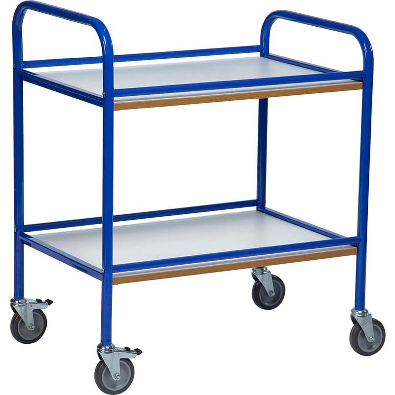 BORDSVAGN 2 HYLLOR BLÅ