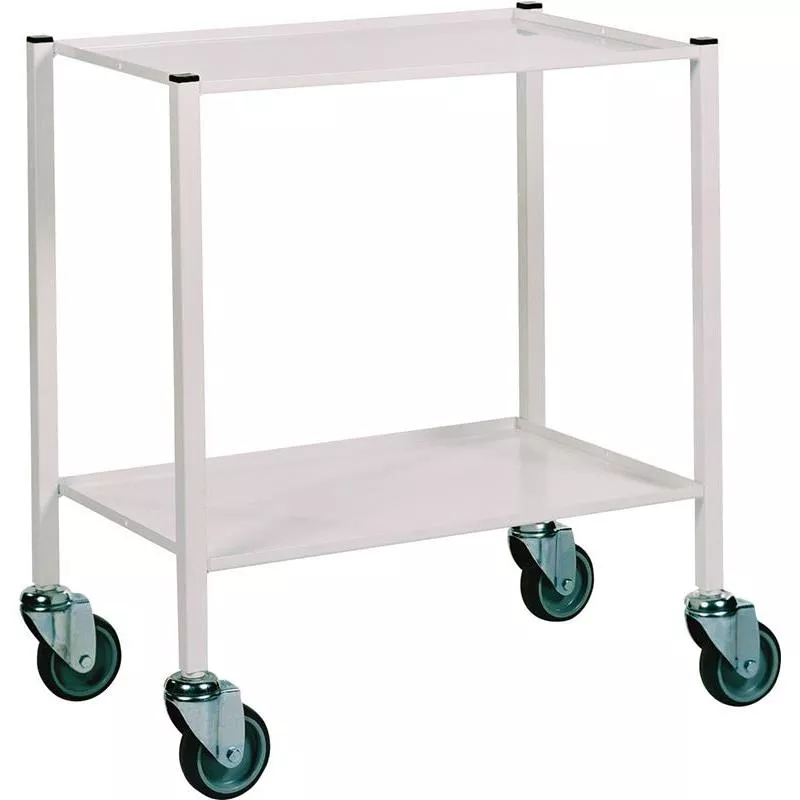 BORDSVAGN MED 2HYLLOR VIT