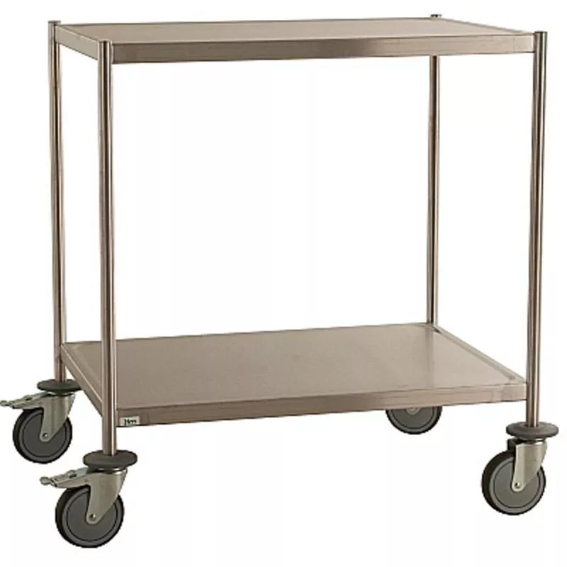 BORDSVAGN ROSTFRI 2 HYLLOR