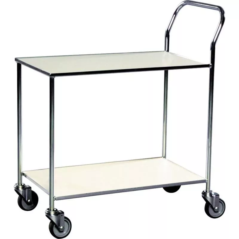 BORDSVAGN VIT 2 HYLLOR