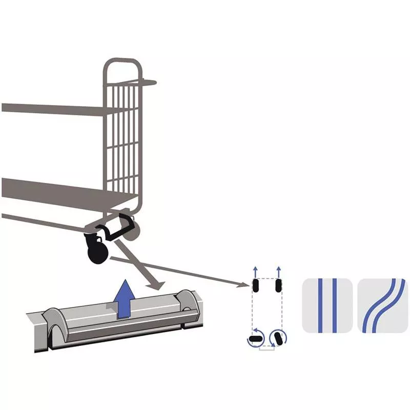 HYLLVAGN MED CENTRALLÅS 2