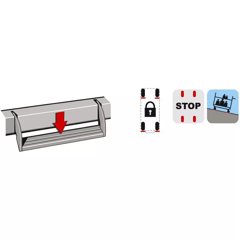 HYLLVAGN MED CENTRALLÅS 2