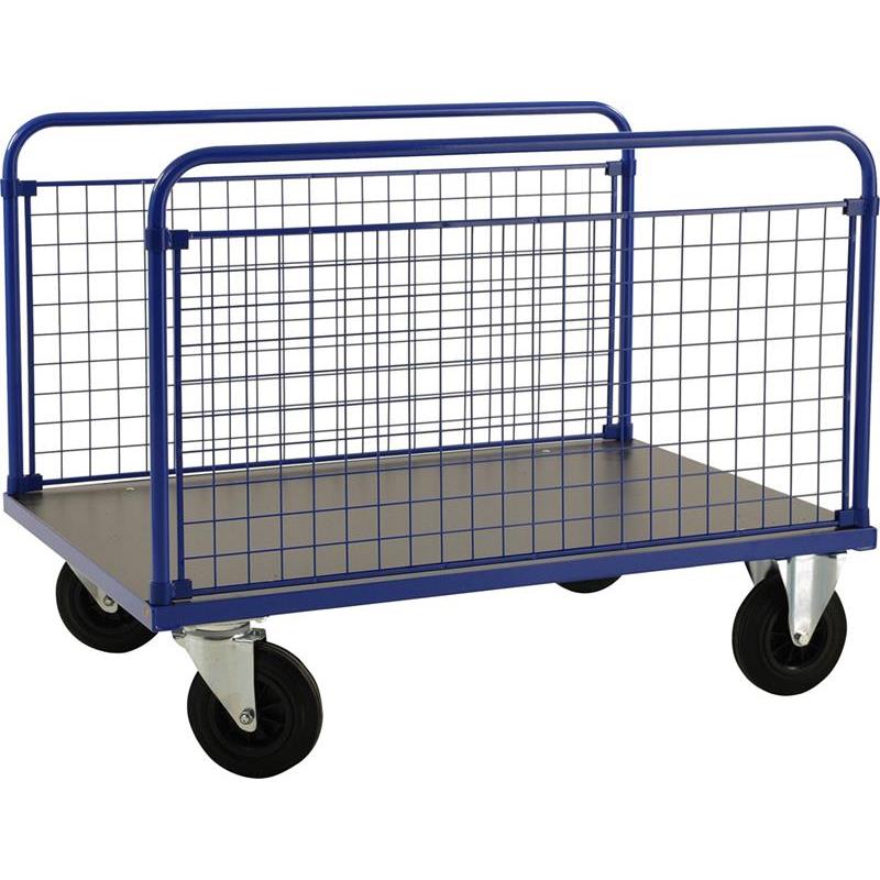 LÅNGGAVELVAGN MED NÄT 1000X700