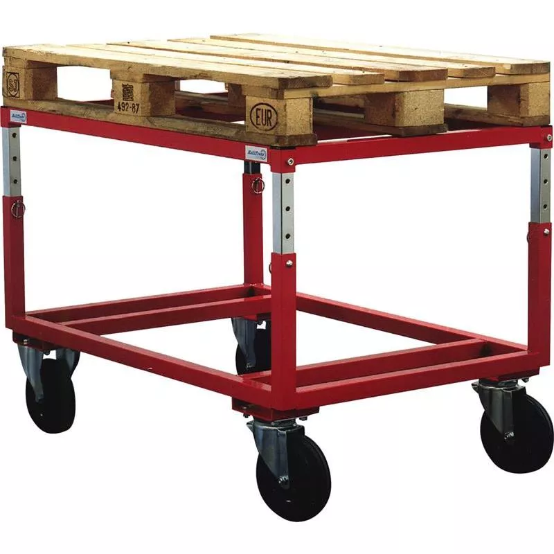 PALLVAGN RÖRLIG BLÅ MED