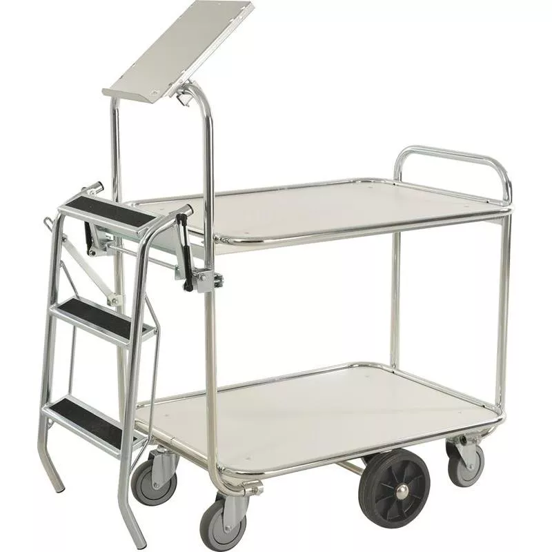 PLOCKVAGN 2 HYLLOR MED STEGE