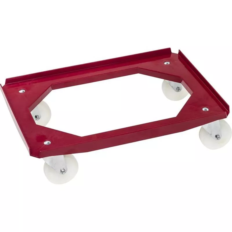 TRALLA PLAST RÖD NYLONHJUL