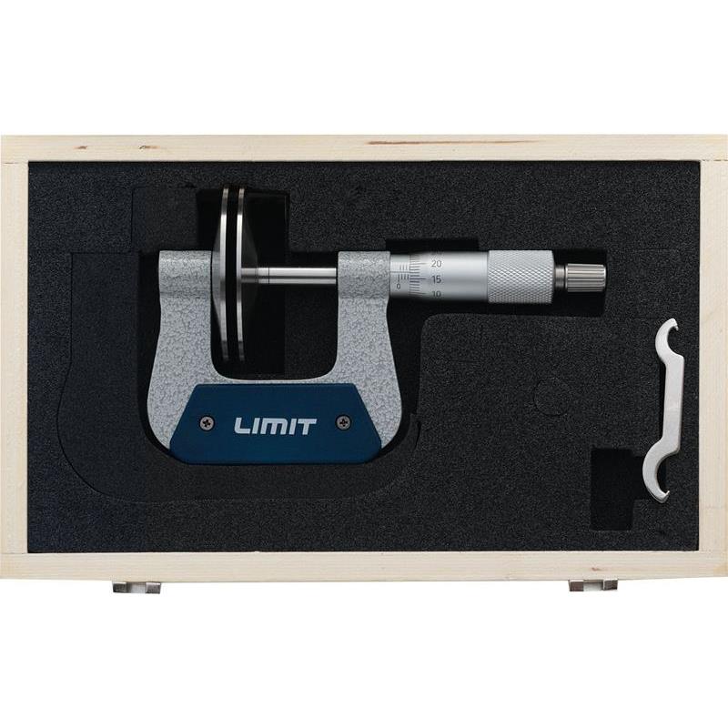 MIKROMETER MED 60MM PLATTOR LIMIT