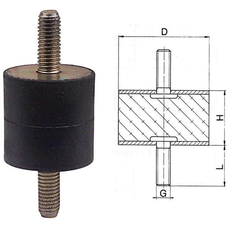 ANSLAGSDÄMPARE TYP A 25/15 B