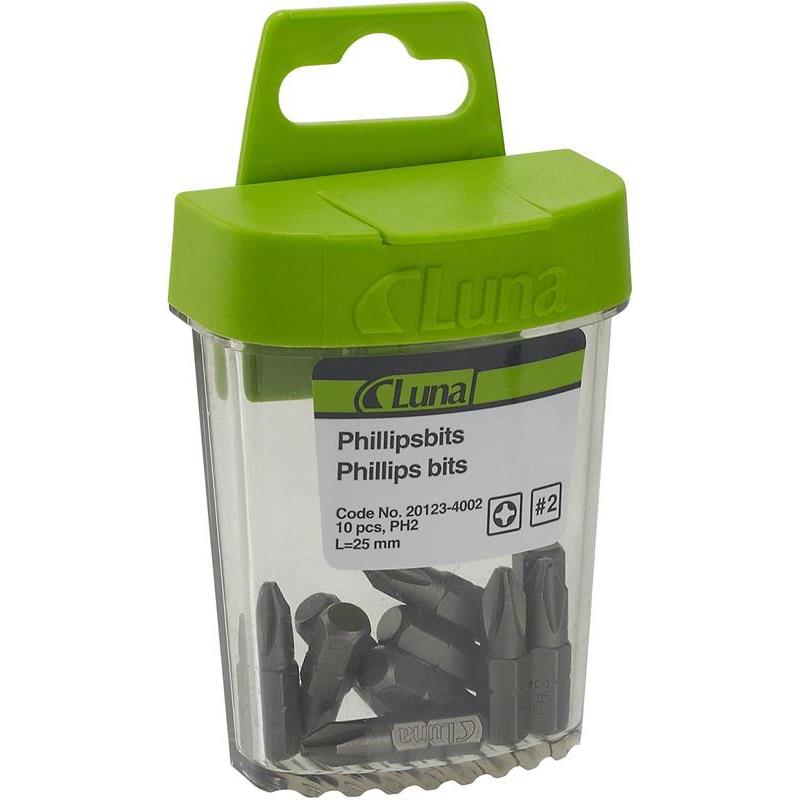 BITS PH1 25MM 10PACK FÄSTE 1/4