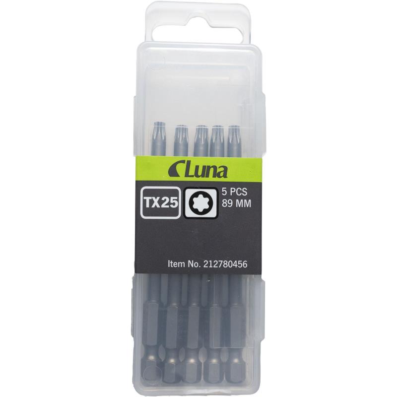 BITS T25 LUNA 89MM FÄSTE 1/4 TUM