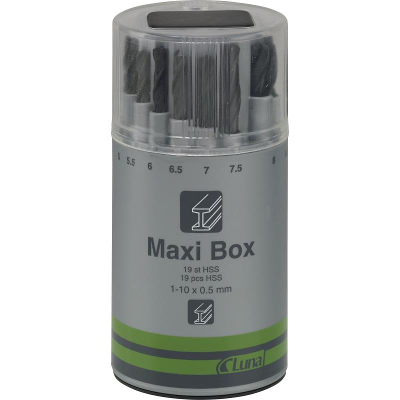 BORRSATS 1-10MM MAXI-BOX