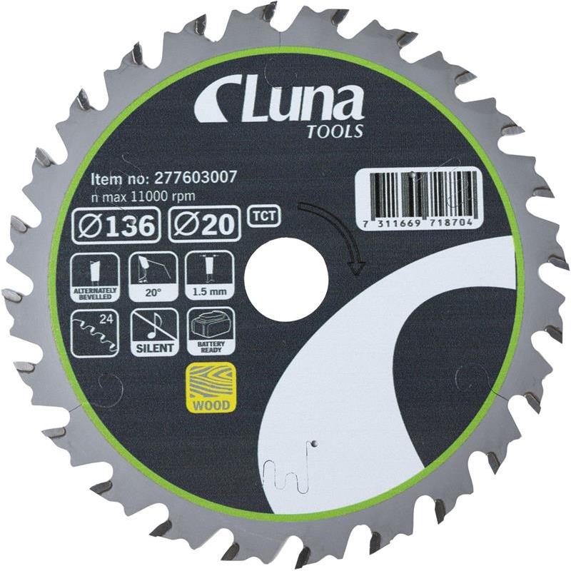 CIRKELSÅGKLINGA TCT EXTRA THIN LUNA