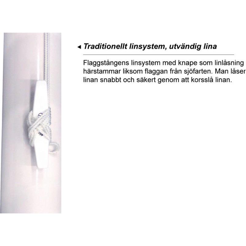 FLAGGSTÅNG KOMPLETT 12M
