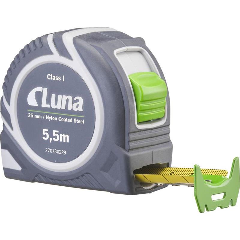 MÄTBAND LUNA PUSH LOCK 5,5M 25MM