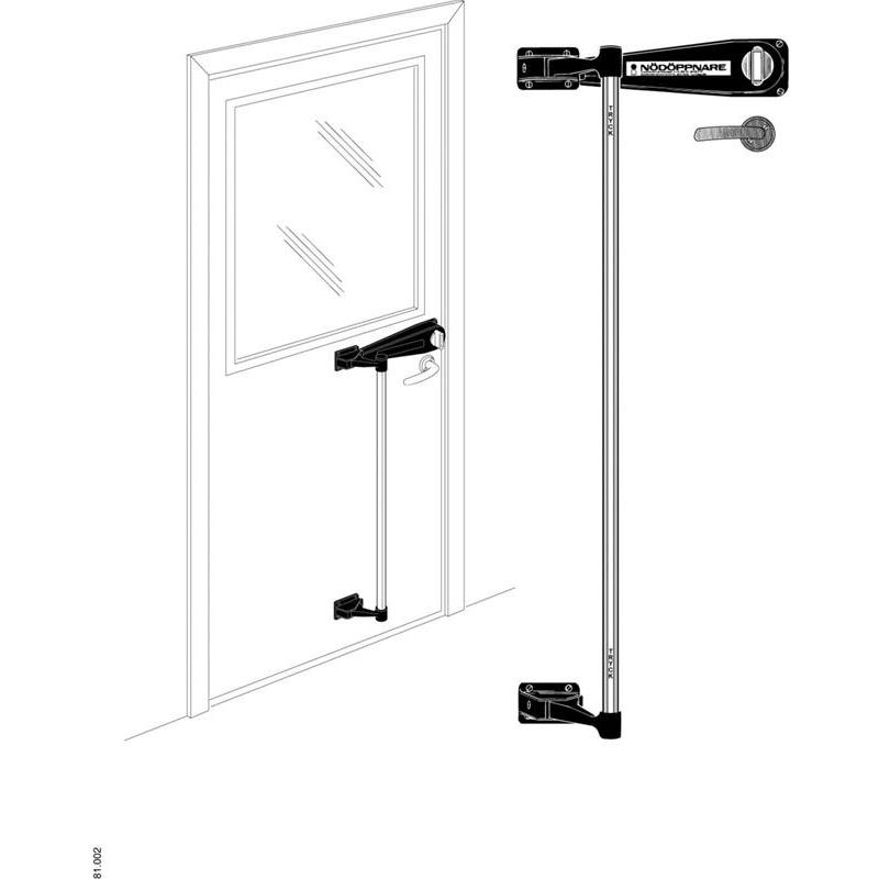 NÖDÖPPNARE TYP P STÄLLVERKSREGEL