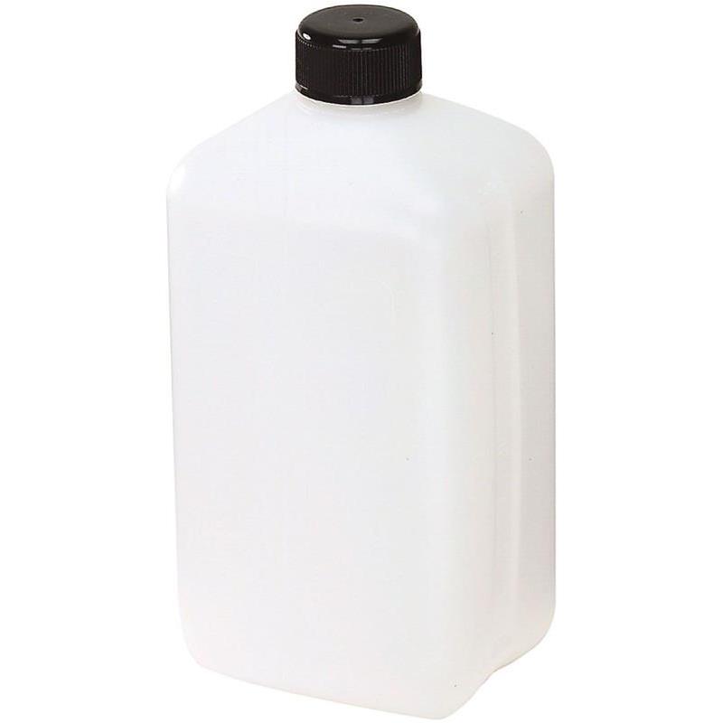 PLASTFLASKA RUND VIT KAPSYL 32MM