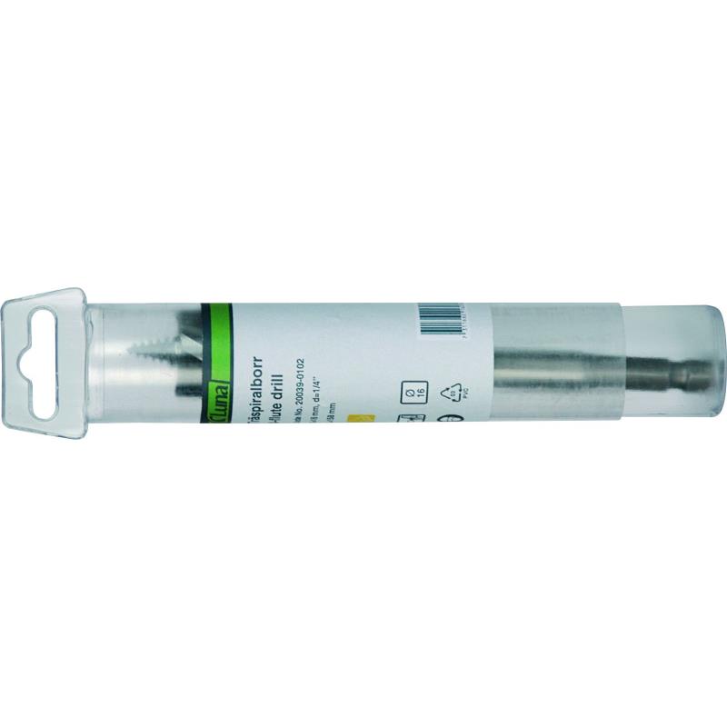 TRÄSPIRALBORR 1/4 20MM