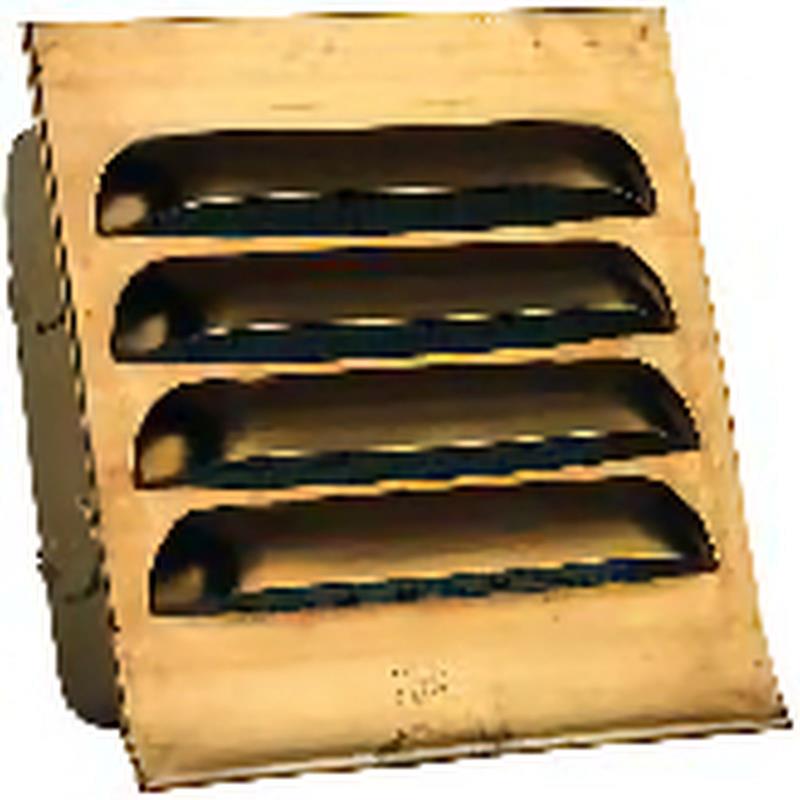 VENTILGALLER MED RAM KOPPAR 150MM