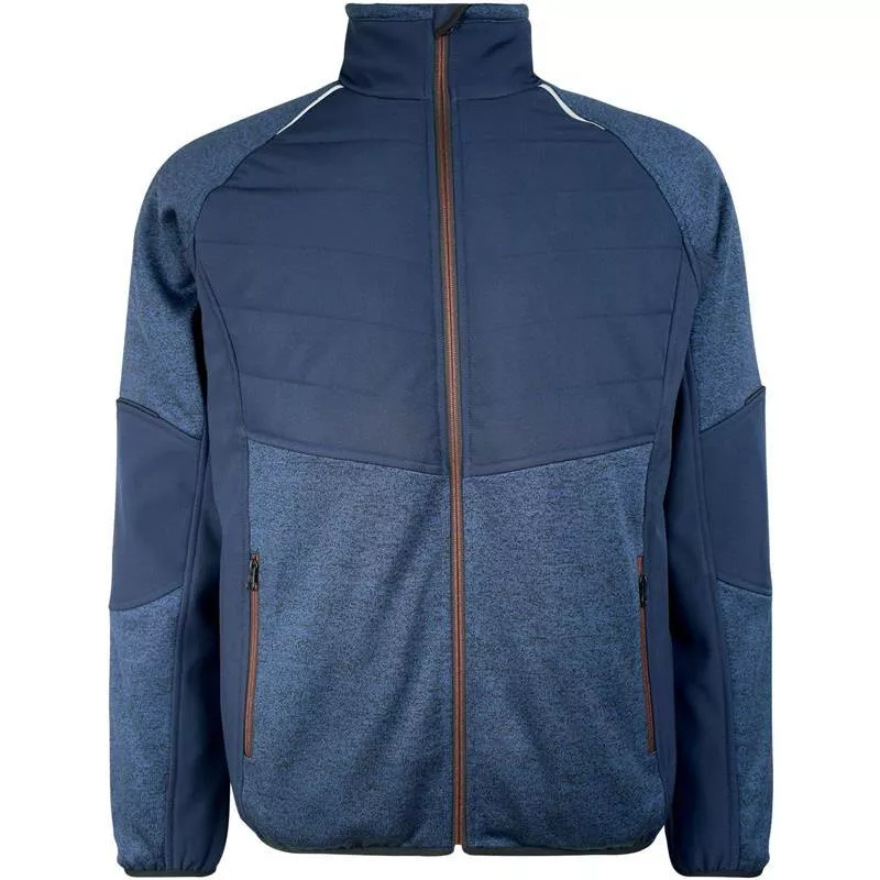 JACKA STICKAD BLÅ STL XL