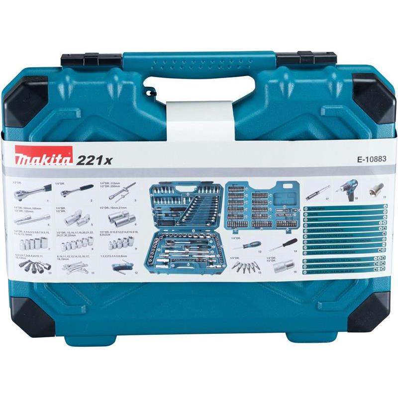 Handverktygsset 221 delar