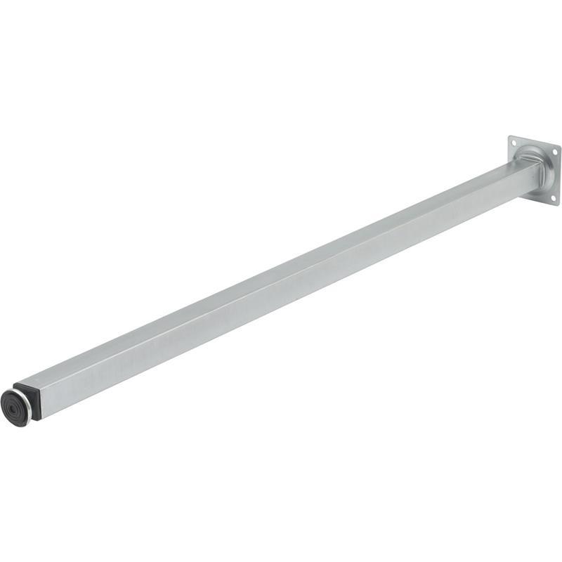 BORDSBEN MATTFÖRKROMAD 25X25X700MM