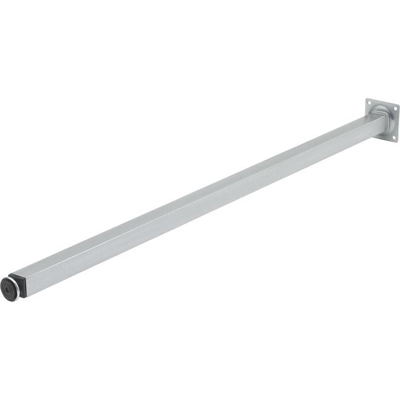 BORDSBEN MATTFÖRKROMAD 25X25X800MM