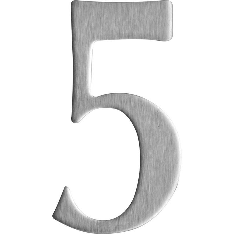 BREVLÅDESIFFRA 5 MILLERS ROSTFRI