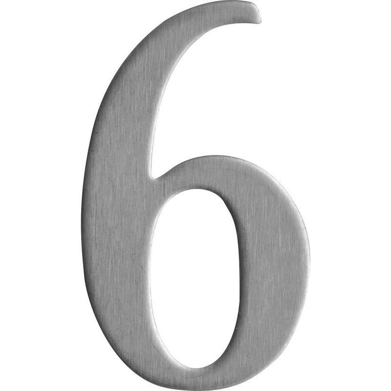 BREVLÅDESIFFRA 6 MILLERS ROSTFRI