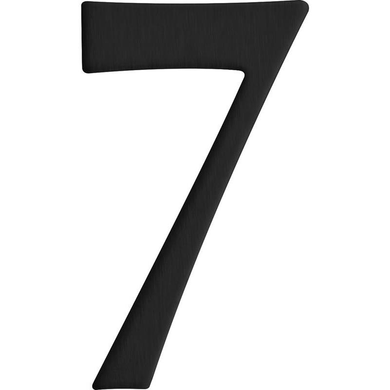 BREVLÅDESIFFRA 7 MILLERS SVART