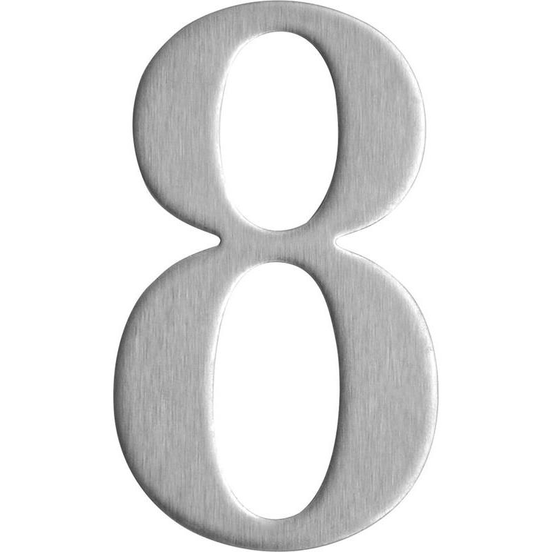 BREVLÅDESIFFRA 8 MILLERS ROSTFRI