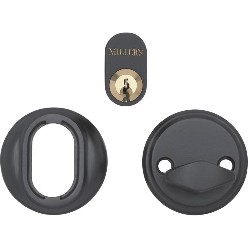 CYLINDERSET MILLERS OVAL SVART