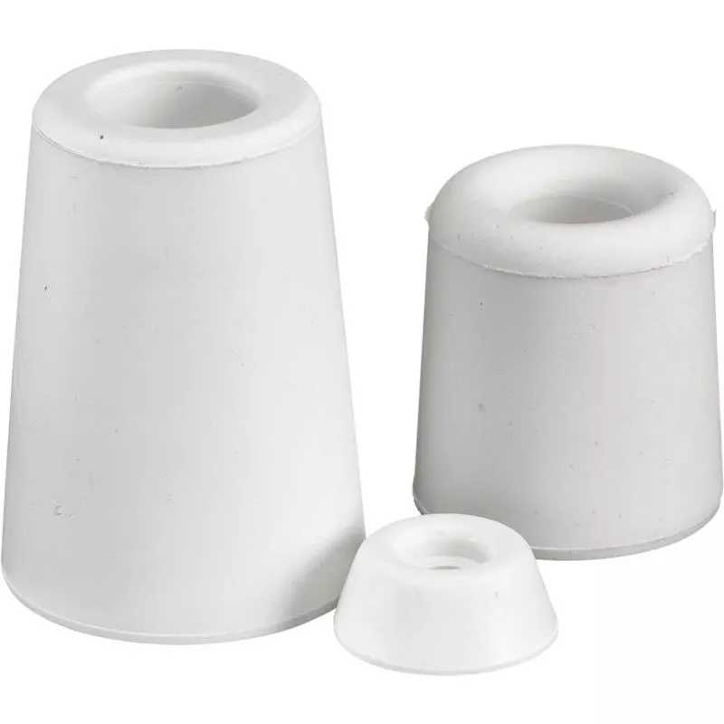 DÖRRSTOPP MILLERS GUMMI VIT 65X37MM 10ST