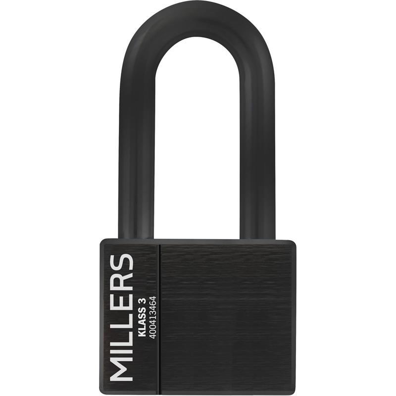 HÄNGLÅS MILLERS KLASS 3 SVART HB62