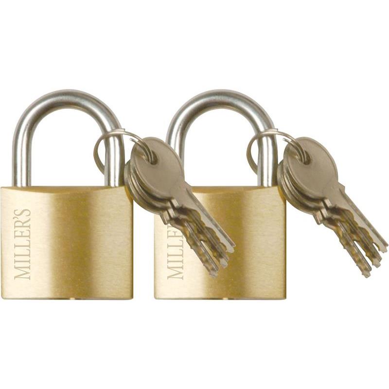 HÄNGLÅS MILLERS MÄSSING H 701/30