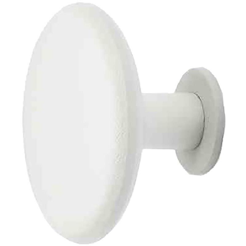 KLÄDHÄNGARE MILLERS RUND VIT D50MM