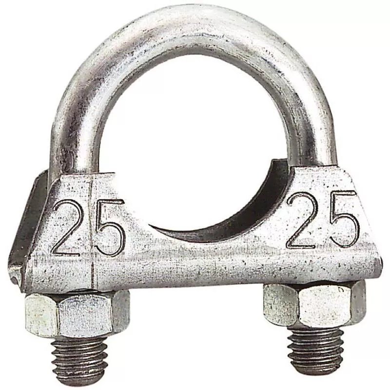 RÖRKLÄMMA MILLERS FÖRZINKAD 25MM