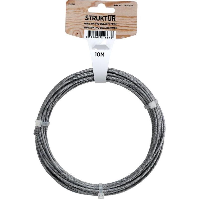WIRE MILLERS FÖRZINKAD/PVC 10M