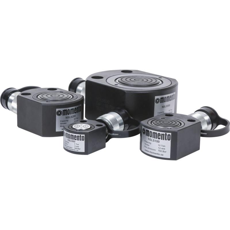 LÅGBYBYGGD CYLINDER 20TON SLAGLÄNGD