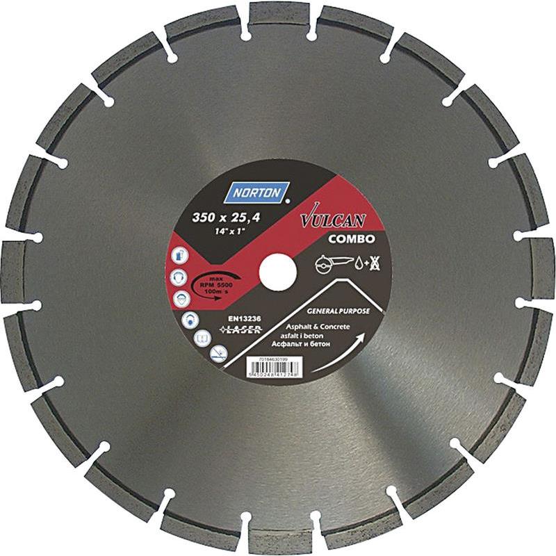 DIAMANTKLINGA 350X25,4 VULC CO