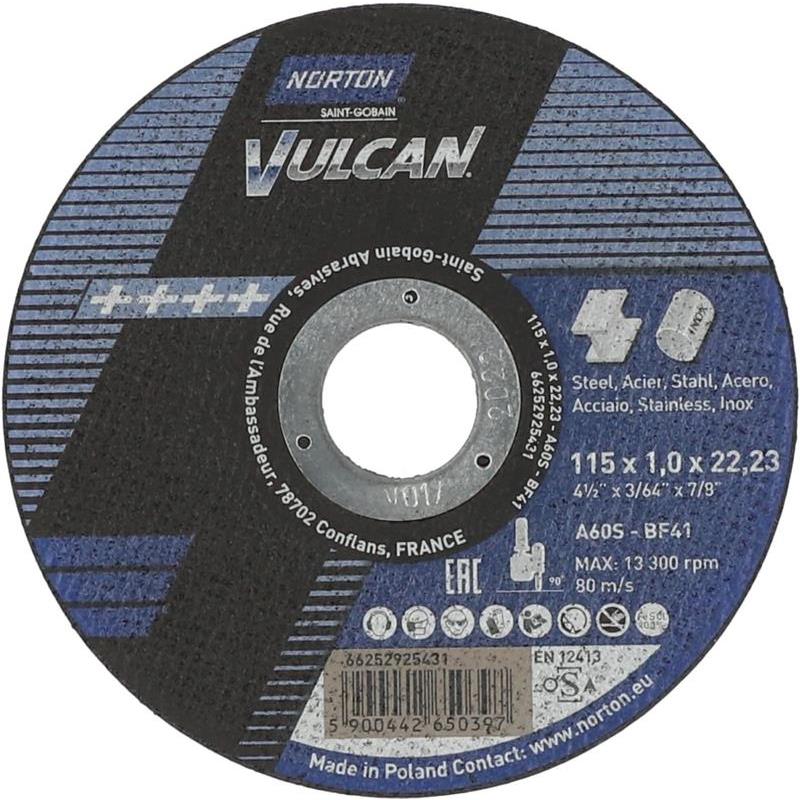 KAPSKIVA VULCAN T41 115X1,0X22