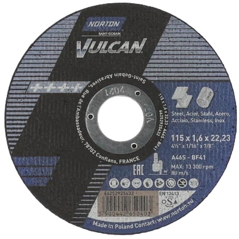 KAPSKIVA VULCAN T41 115X1,6X22