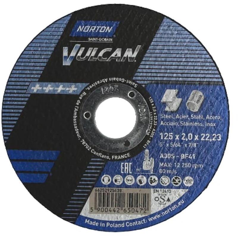 KAPSKIVA VULCAN T41 125X2,0X22