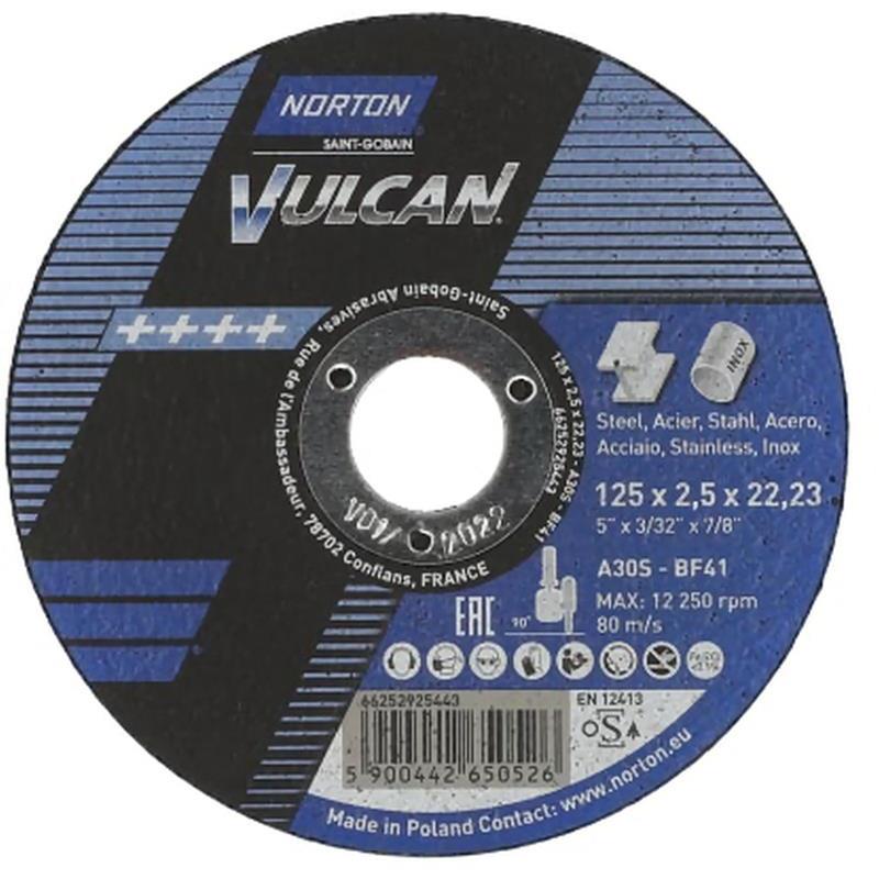 KAPSKIVA VULCAN T41 125X2,5X22