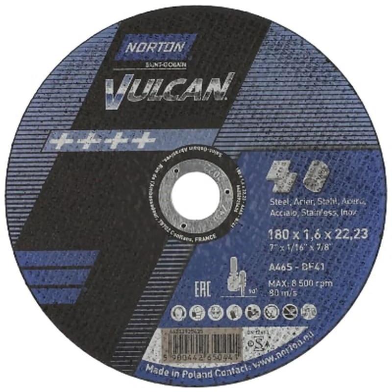 KAPSKIVA VULCAN T41 180X1,6X22