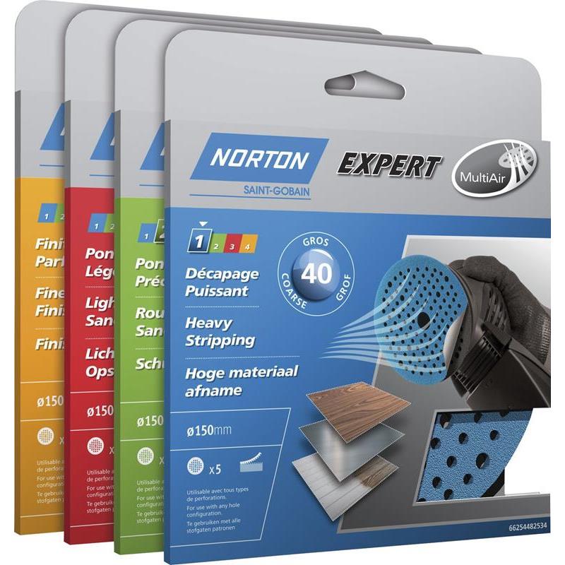 SLIPPAPPERSRONDELL 150MM P120 MULTI