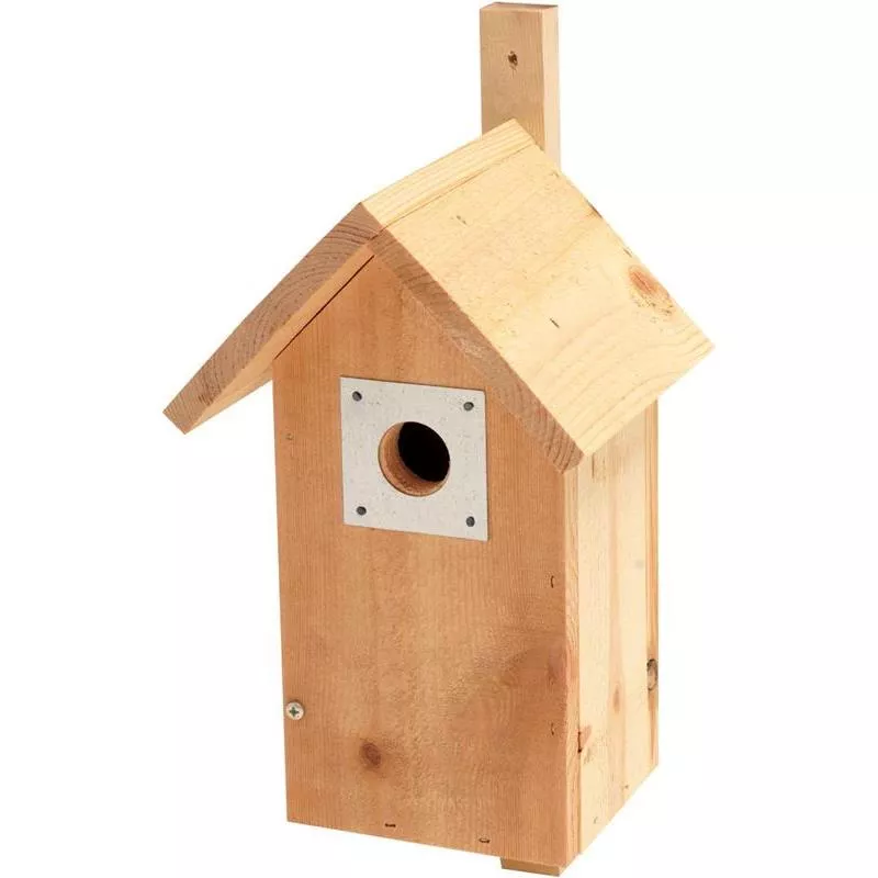 FÅGELHOLK TRÄ M HACKSKYDD 45CM